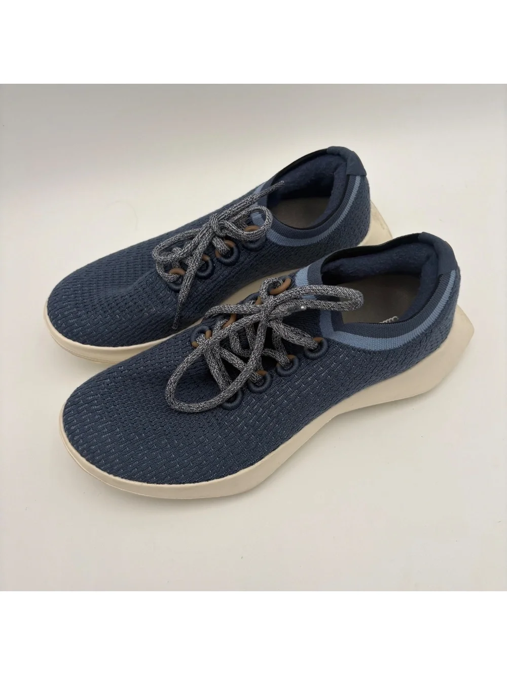 Allbirds $135 Womens Tree Dasher 2 8.5 Running Sneakers Navy Blue Outdoor Casual